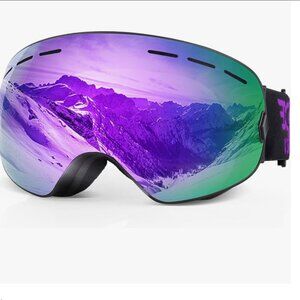 Snowboard Ski Goggles  Anti Fog OTG